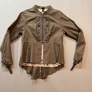 Disney Victorian Steampunk Military Peter‎ Pan Costume Jacket Coat Women XXL